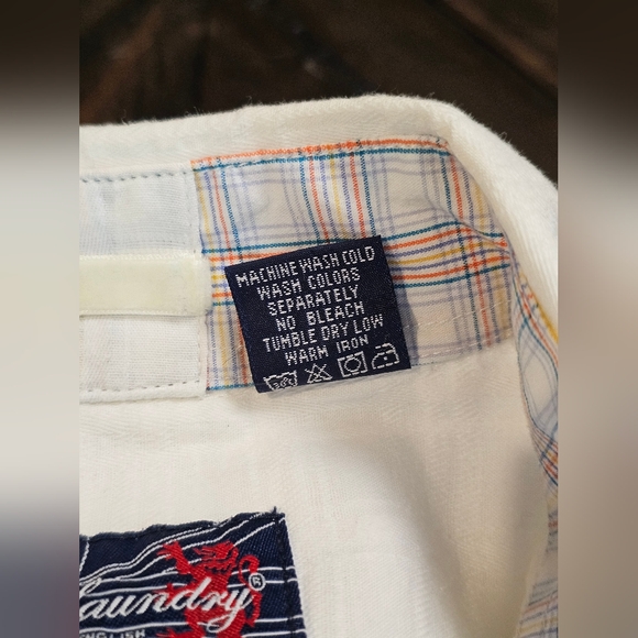English Laundry /Christopher Wicks Y2K, Button Down Gabara Style EUC Men's Small - Picture 14 of 14